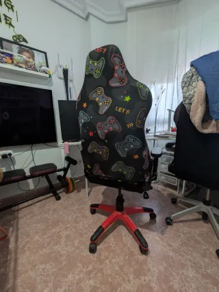Silla Gaming Gamer Estampado Mandos