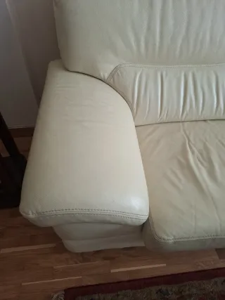 Conjunto 2 sofás piel 3+2 plazas