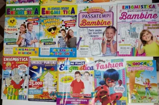 Riviste enigmistica e giochi per ragazzi e bambini