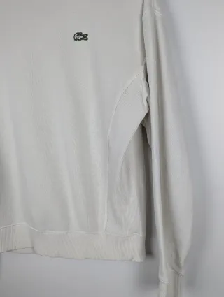 Sudadera Lacoste LIVE Blanca Talla S