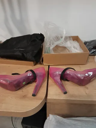 Zapatos United Nude Talla 37 Rosas