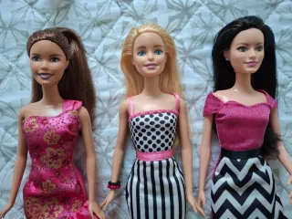 Barbie Fashionistas Lote 3 Muñecas mattel