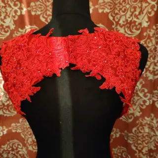 Vestido de fiesta rojo T38