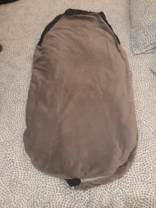 Saco silla paseo acolchado negro.