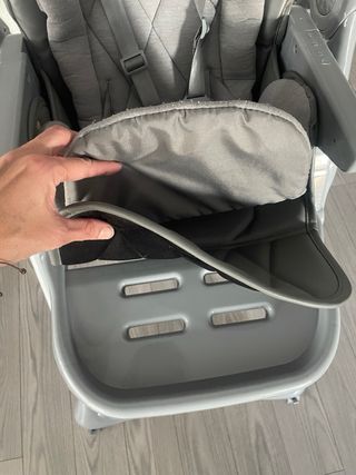 Trona bebé 3 posiciones desde 0m con ruedas