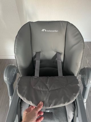 Trona bebé 3 posiciones desde 0m con ruedas