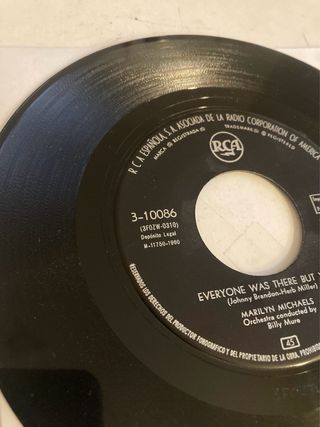 Disco Vinilo Marylin Michaels 45 RPM RCA