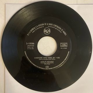 Disco Vinilo Marylin Michaels 45 RPM RCA