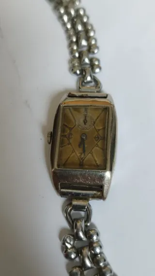 Reloj de cuerda art deco, funcionando para reparar