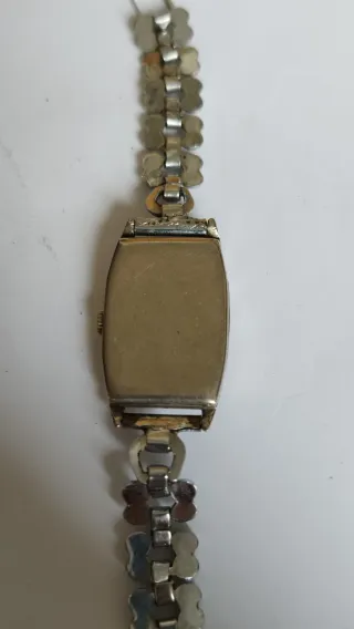 Reloj de cuerda art deco, funcionando para reparar