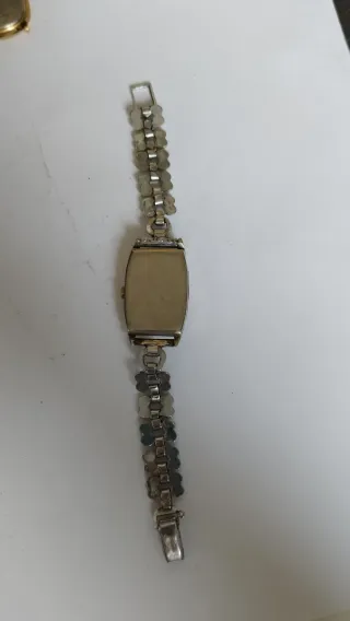 Reloj de cuerda art deco, funcionando para reparar