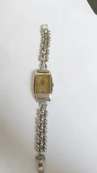 Reloj de cuerda art deco, funcionando para reparar