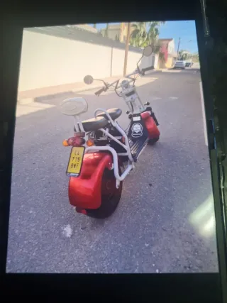 Moto Citycoco Eléctrica Roja perfecta