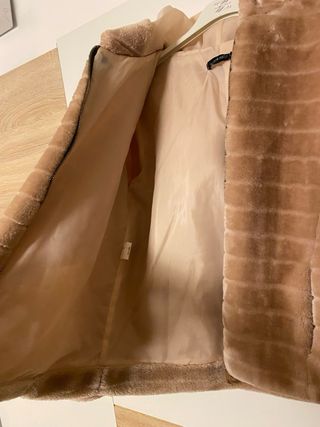 Pelliccia ecologica rosa antico