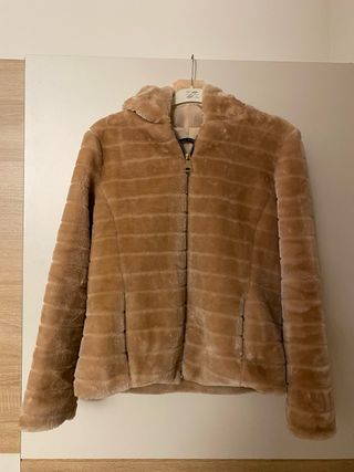 Pelliccia ecologica rosa antico