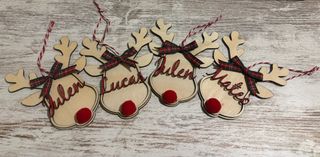 Adornos Navideños Personalizados Reno