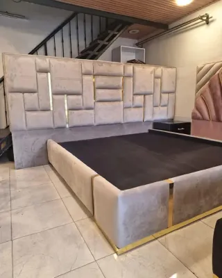 Sofá modular gris personalizado