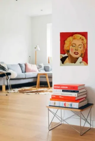 Marilyn Monroe. Oleo original 90s