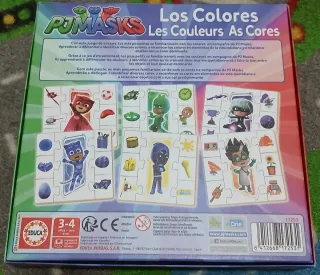 Puzzle Pj Masks Los Colores Educa 3-4 años