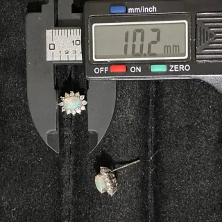 Pendientes de Ópalo Natural