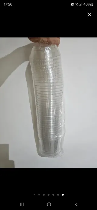 25 uds. Tarrinas de plástico para plantas