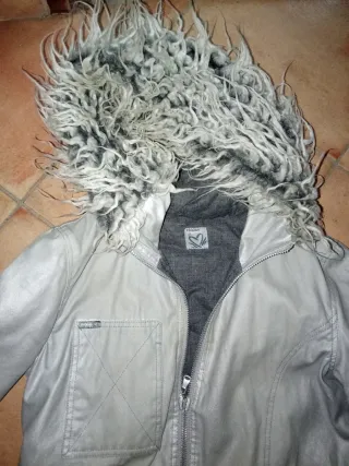 Cappotto Phard Argento con Cappuccio