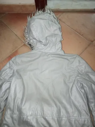 Cappotto Phard Argento con Cappuccio