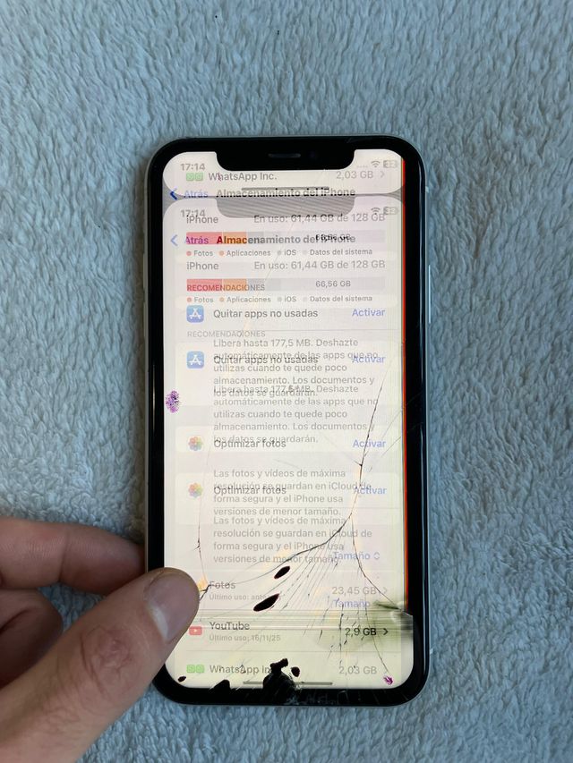 iPhone XR Blanco 128gb - 79% Batería