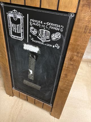 pizarra de bar portátiles, se soportan solas