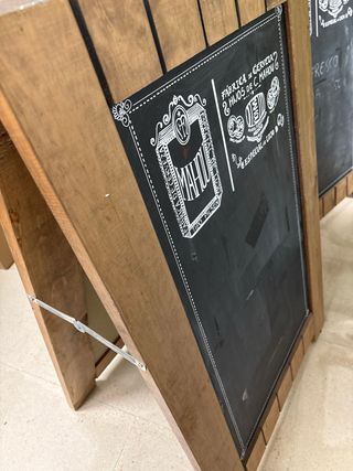 pizarra de bar portátiles, se soportan solas