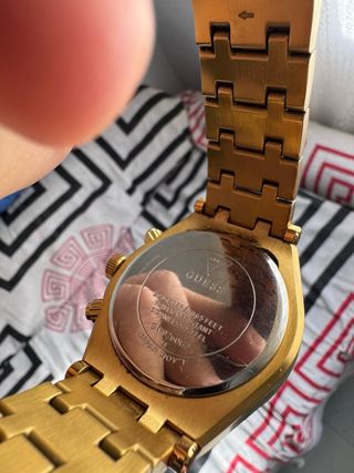 Reloj Guess Dorado Hombre