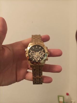 Reloj Guess Dorado Hombre