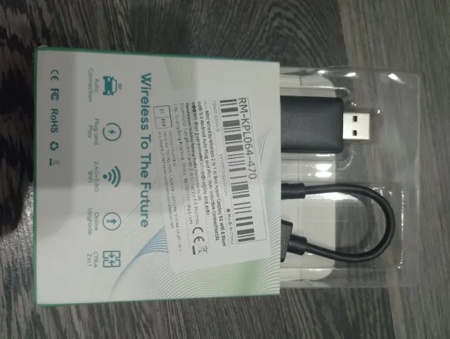 Adaptador Inalámbrico CarPlay Android Auto