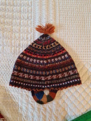 Gorro lana alpaca multicolor