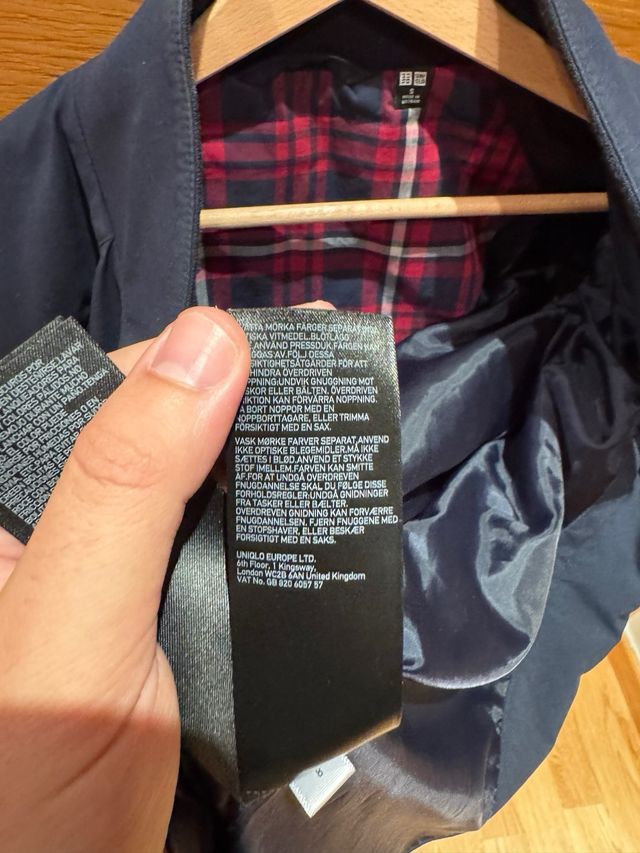 Chaqueta fina Uniqlo