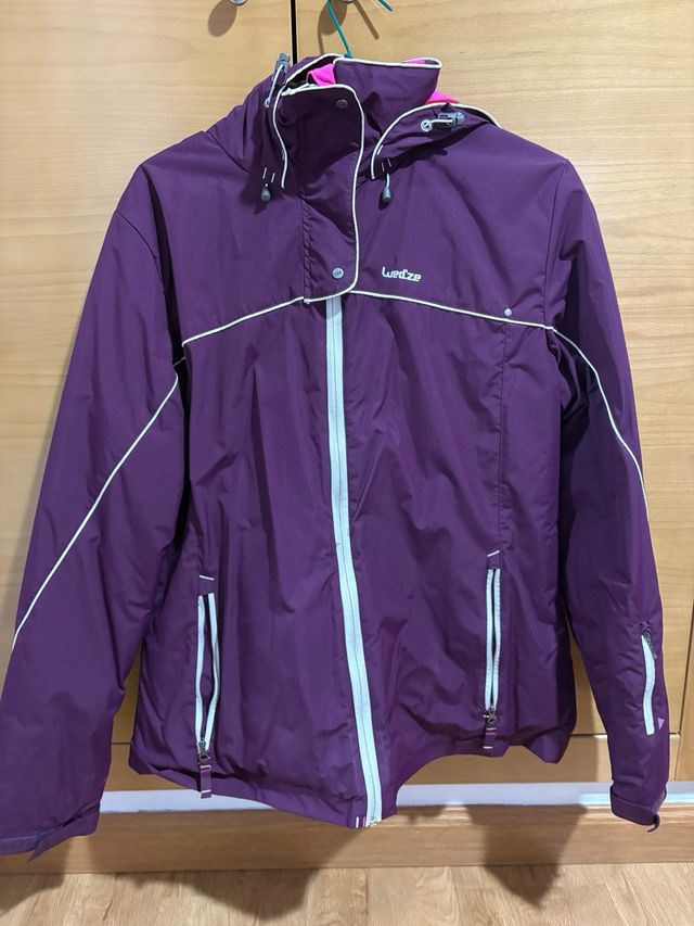 Chaqueta esquí morada Decathlon