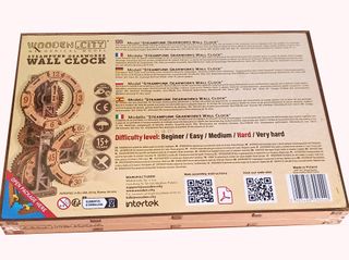 Puzzle 3D Reloj Madera Nuevo