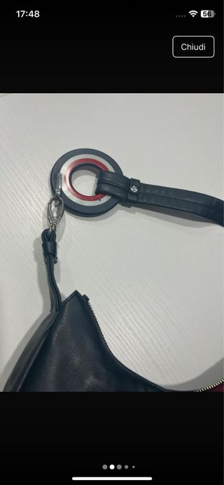 Borsa Diesel in pelle nera