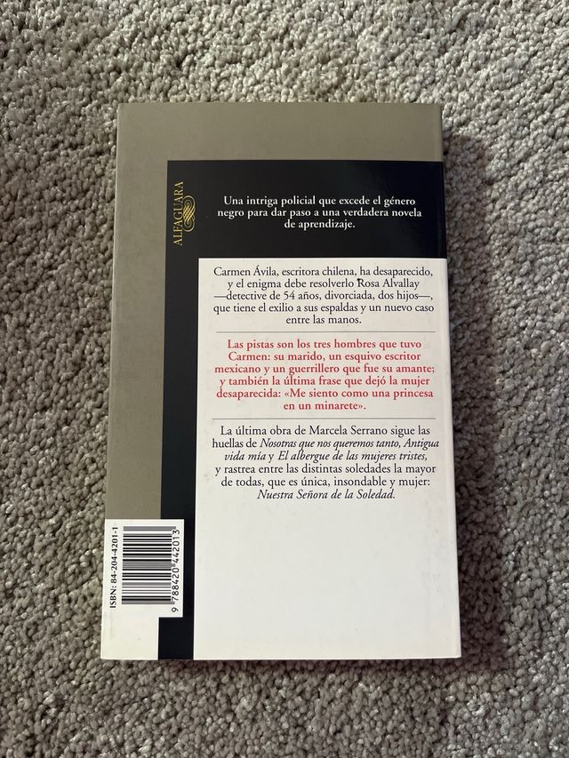 Nuestra senora de la soledad (Spanish Edition)