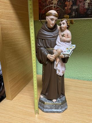 Figura San Antonio de Padua con Niño Jesús