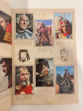 Álbum Cromos El Cid Charlton Heston