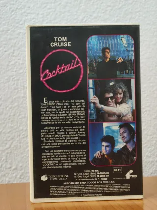 Cocktail Vhs con Tom Cruise de 1988