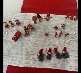 Decorazioni Natalizie Legno Anni '50