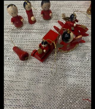 Decorazioni Natalizie Legno Anni '50