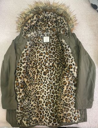 Parka verde El Corte Inglés Talla S