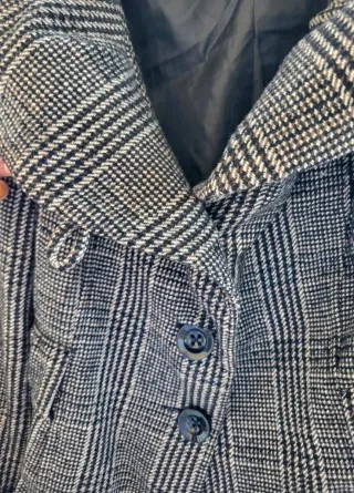 Giacca Zara Basic Lana Collo Ampio Tg S