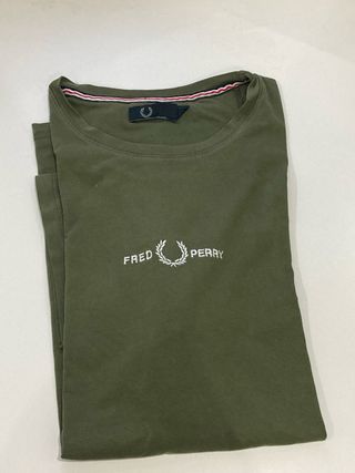 T-shirt Fred Perry Verde Oliva