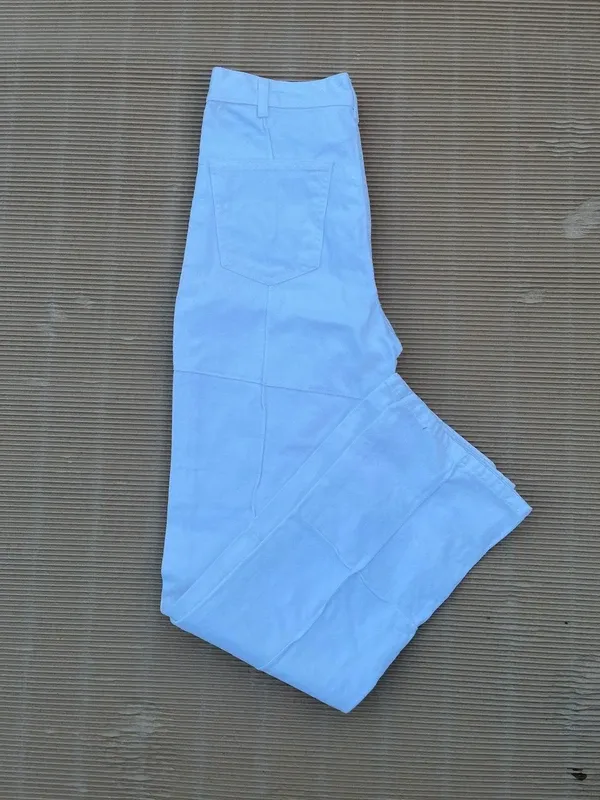 Pantalones Blancos Zara Talla 38