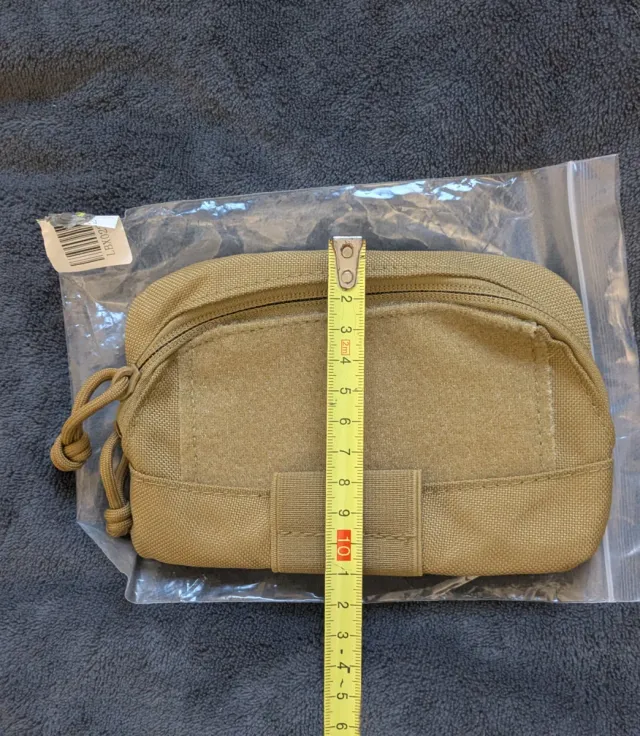 Lote 2 pouch molle tactical color coyote marrón.