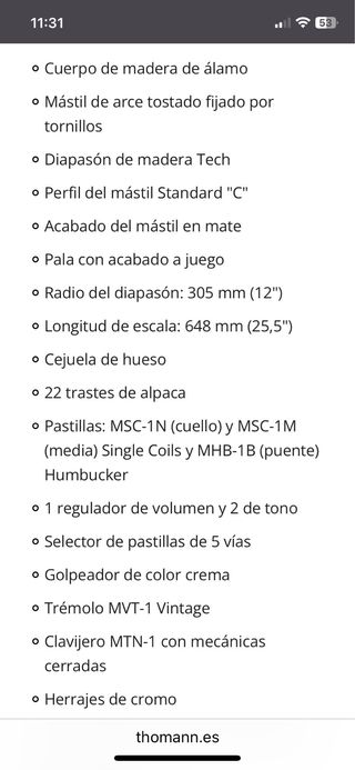 Guitarra Eléctrica MOOER MC10